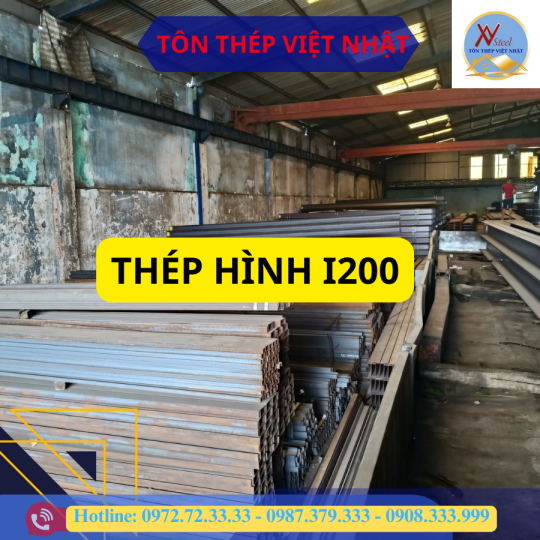 Thép hình i200x100x5.5.x8